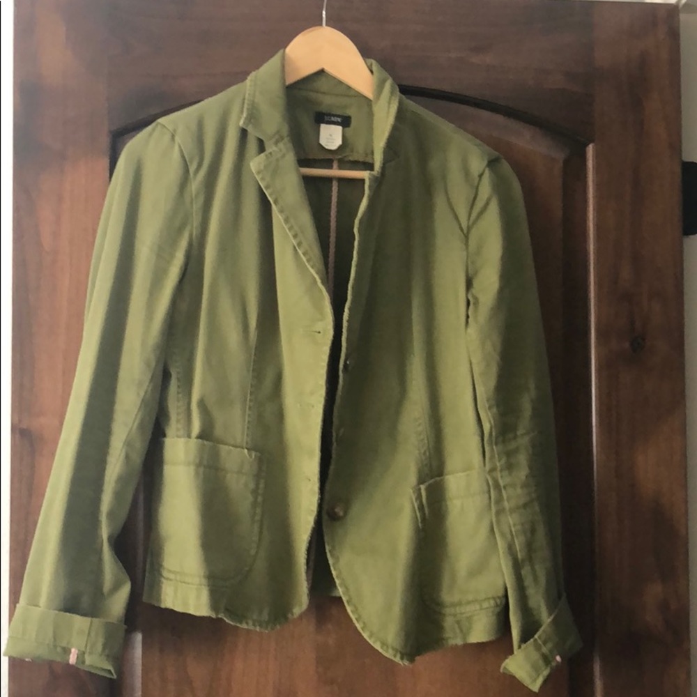 Jcrew green blazer